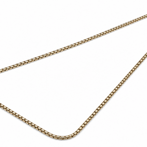 Box Stainless Gold Necklace – 19” Length